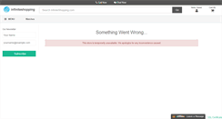 Desktop Screenshot of infiniteshopping.com